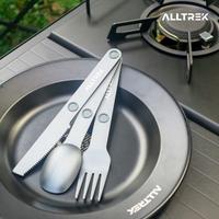 Gambar ALLTREK Alat Makan Magnetic Aluminum Alloy Knife, Fork And Spoon Three-piece dari Alltrek indonesia Kota Administrasi Jakarta Barat 4 Tokopedia