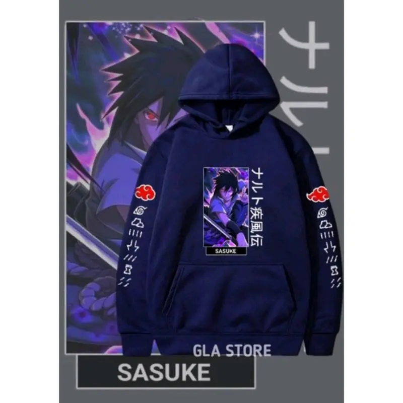 jaket hoodie anak anak gambar sasuke uchia/suwuter hoodie anime naruto/akatsuky/suwiter gambar sasuke uciha 0