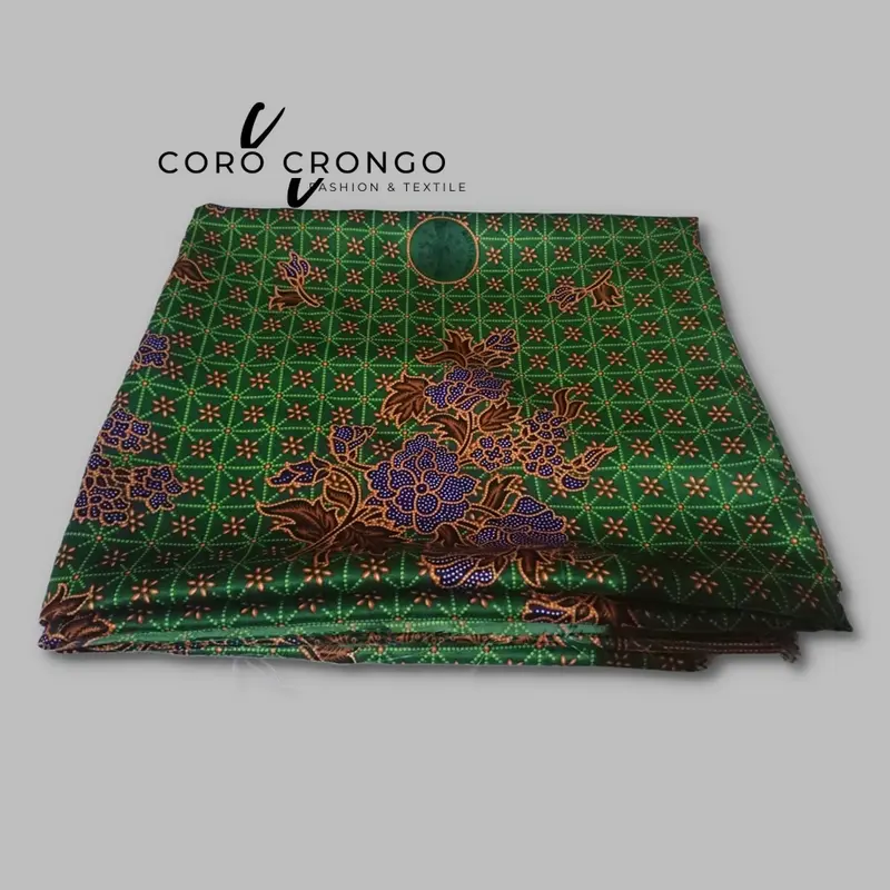 Kain Batik Muslimat Nu Semi Sutera Hijau Gelap 0