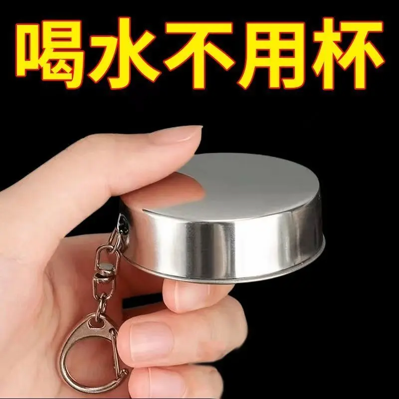 Cốc Có Thể Gấp Gọn Bằng Thép Không Gỉ, Cốc Gấp, Cầm Tay, Cắm Trại Ngoài Trời, Cốc Rửa, Sáng Tạo, Cốc Nén, Thích Hợp Cho Người Dùng [8700 + Trong Một Tuần] 0
