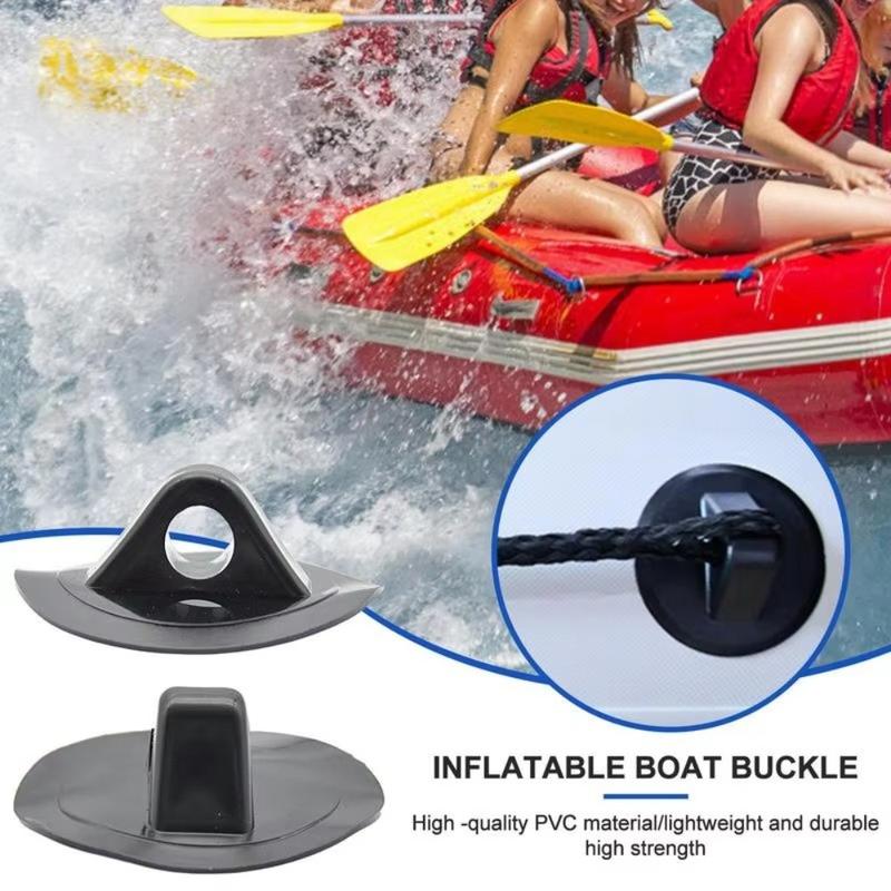 2Pcs New PVC Inflatable Boat Safety Rope Buckle Black Awning - TikTok ...