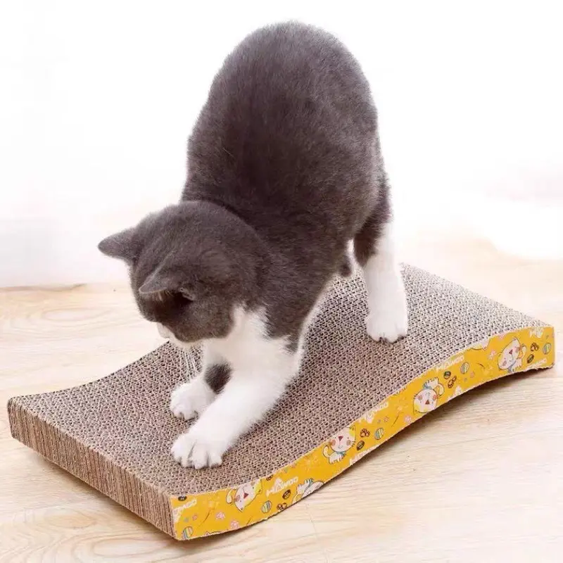 Bàn cào mónġ cho mèo kèm 1 túi cat nip - trụ cào mài mónġ cho mèo 5