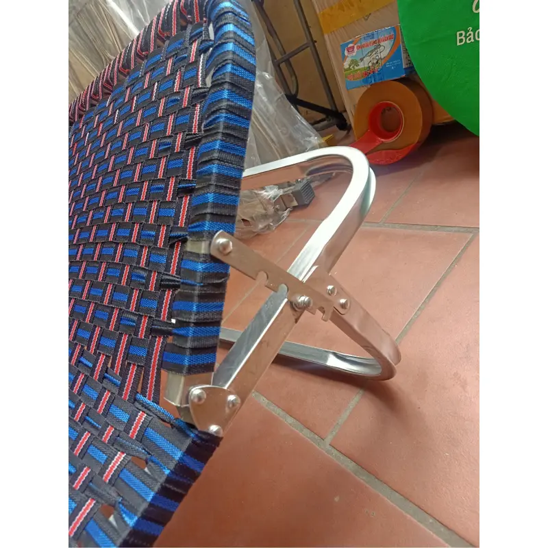 Giường Xếp Gấp Gọn Khung Nhôm Giá Rẻ Bền Chắc Chịu Tải 95kg Đã lắp ráp 3