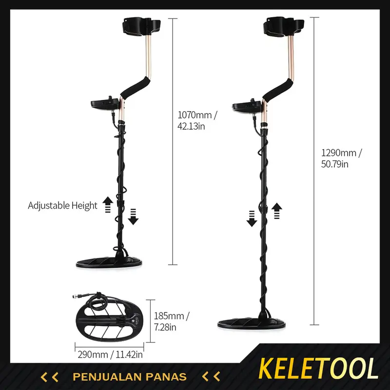 KELETOOL metal detector FS2 alat detektor logam emas bawah tanah  tlsms metal detector underground gold finder 1