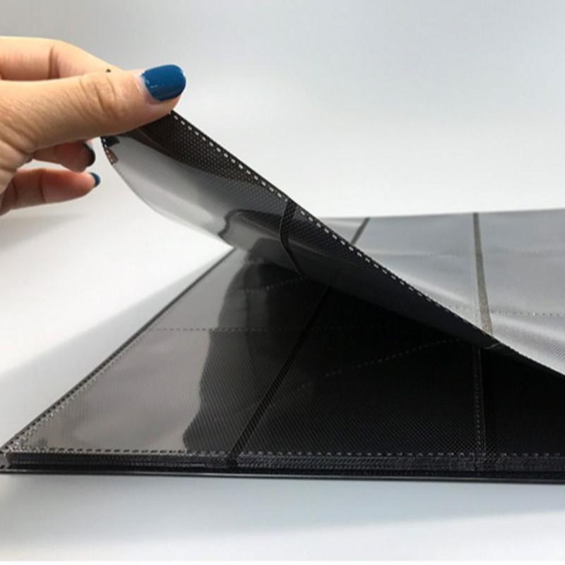 Product Introduction of New 9 Pockets Trading Card Collection Notebook Portable Carrying Binder 360 Cards Holder Game Cards Binder Card Collection 11