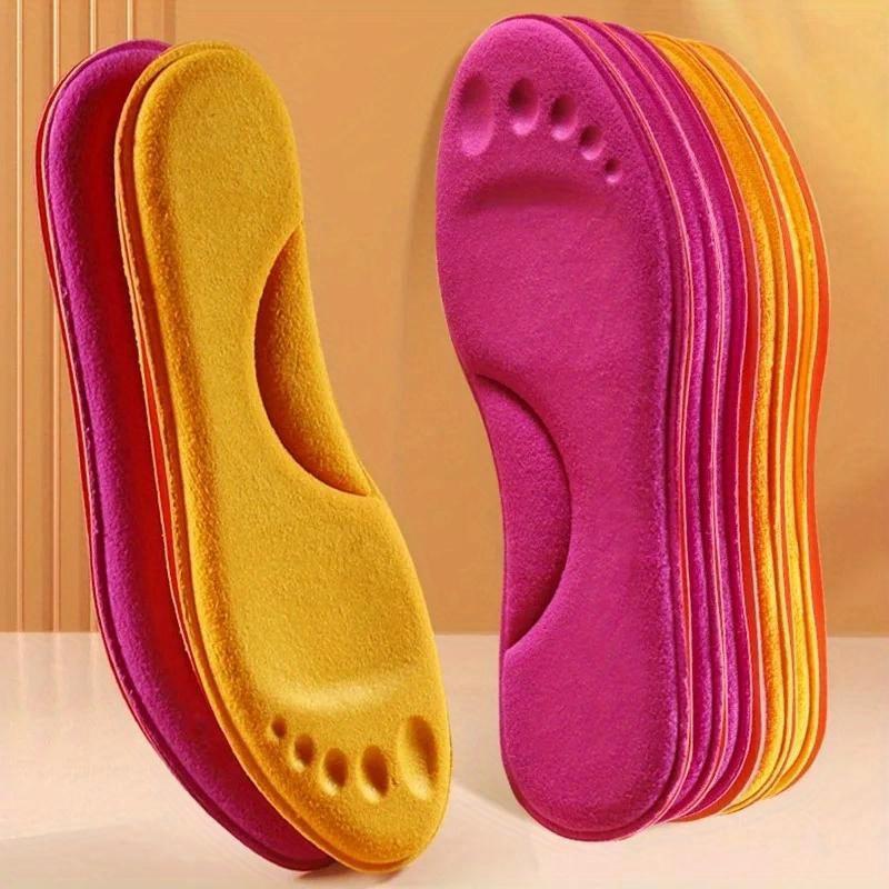 [10pcs Thick Memory Foam Insoles] 10pcs of thick memory foam insoles, suitable for men and women, foot massage warm winter sports insoles, soft and comfortable, suitable for men and Women's tailable design 6