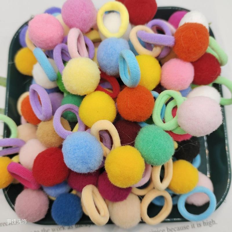 Product Introduction of Dây Buộc Tóc Trẻ Em, Dây Buộc Tóc Pom-Pom Dễ Thương, Dành Cho Bé Gái Và Bé Trai, Đầy Màu Sắc, Dây Buộc Tóc Bện Cho Bé, Phụ Kiện Tóc Năm Mới, Mua Lẻ, 2024 14