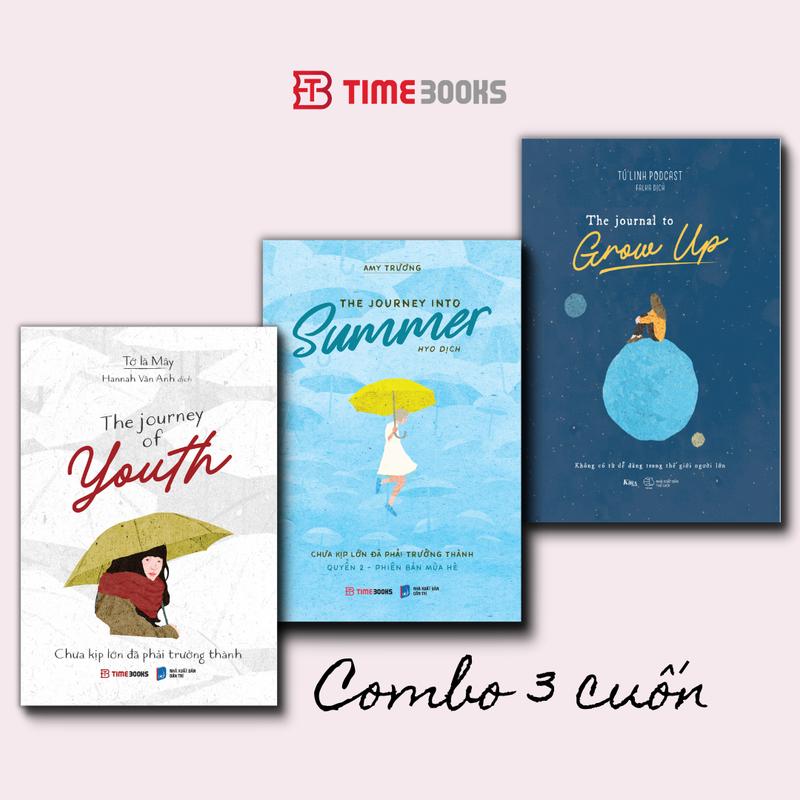 Timebooks - Combo 3c Sách Song Ngữ Việt - Anh: The Journey Of Youth + The Journey Into Summer +The Journal To Grow Up
