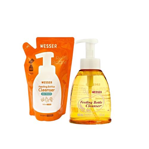  Nước Rửa Bình Sữa Wesser Rửa Rau Củ Và Phụ kiện Chai 500ml  Túi 500ml  Nhập khẩu Hàn Quốc  
