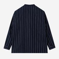 Gambar Baju Muslim Duha Muslimwear - Baraa Shirt Long Sleeve - Navy Stripe dari Duha Muslim Wear Kota Tangerang 5 Tokopedia