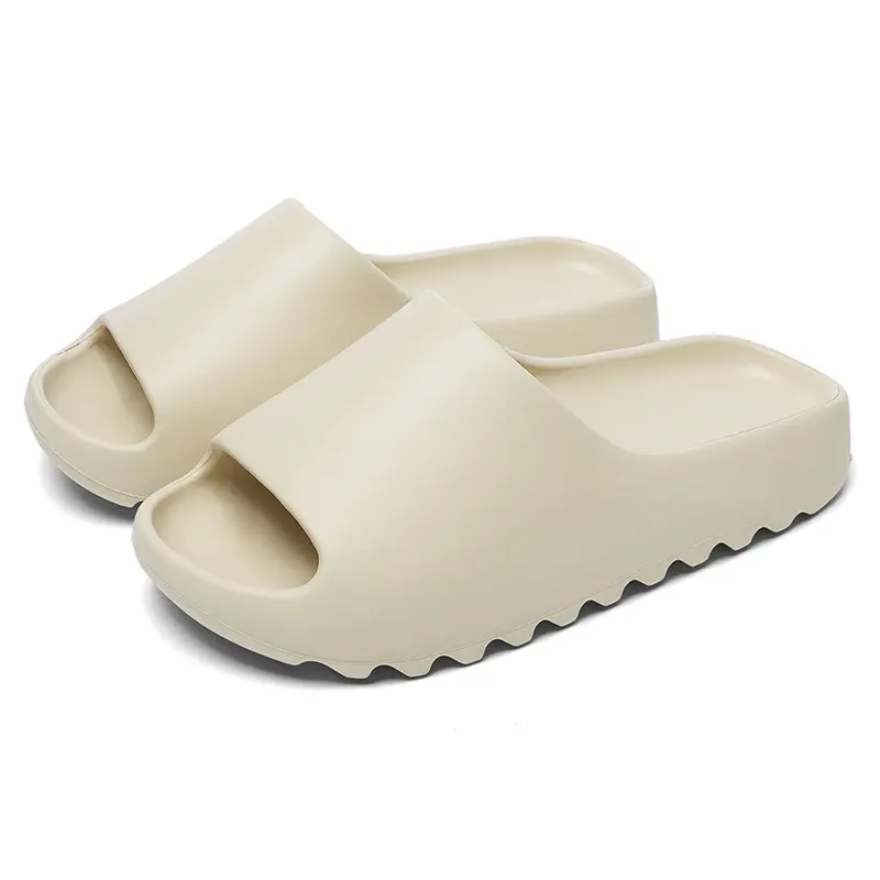 Summer New Soft Bottom Household Thick Bottom Coconut Couple Eva Slip-on Slippers Men and Women Can Wear outside