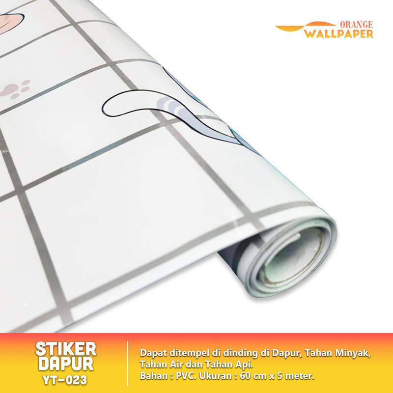 COD WALLPAPER Stiker Dapur dan Stiker Kamar Mandi Karakter Anti Minyak dan Anti air 0