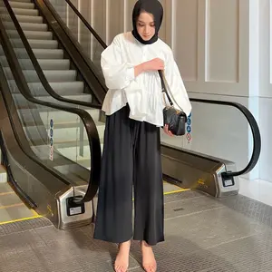 Celana Kulot Premium Jersey Poliester Panjang - Oversize, Bisa Diatur Celana Kulot Premium Jersey Poliester Panjang - Oversize, Bisa Diatur