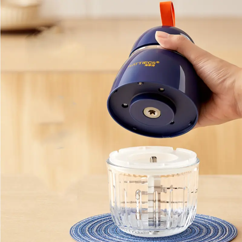 Máy xay ăn dặm cho bé hattitecs thế hệ mới dao 8 lưỡi máy  xay  ăn  dặm  cho  bé 5