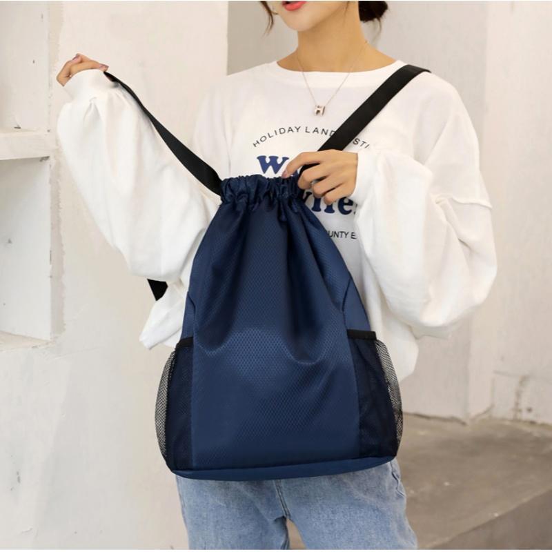 Product Introduction of Drawstring Backpack, 1 Count Large Capacity Sports Storage Bag, Outdoor Sports Bag,  Bag for Sports Wear, Waterproof Backpack for Men & Women Travel Accessories 3