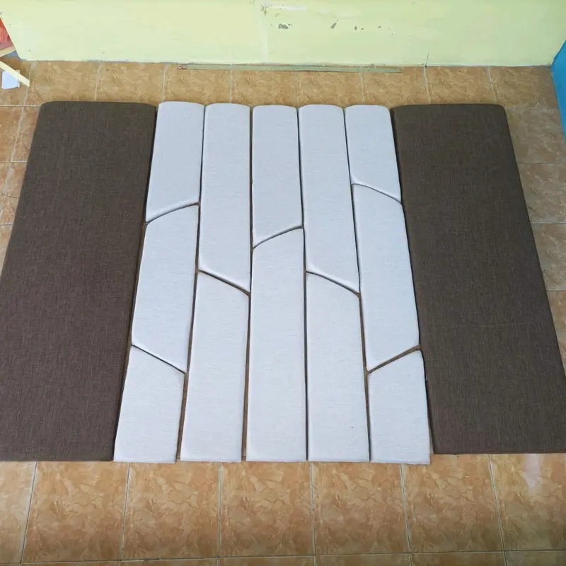 Headboard kmar tempat tidur hotel - headboard custom premium - headboard kepala kasur - hiasan estetik dinding kamar Furniture 5