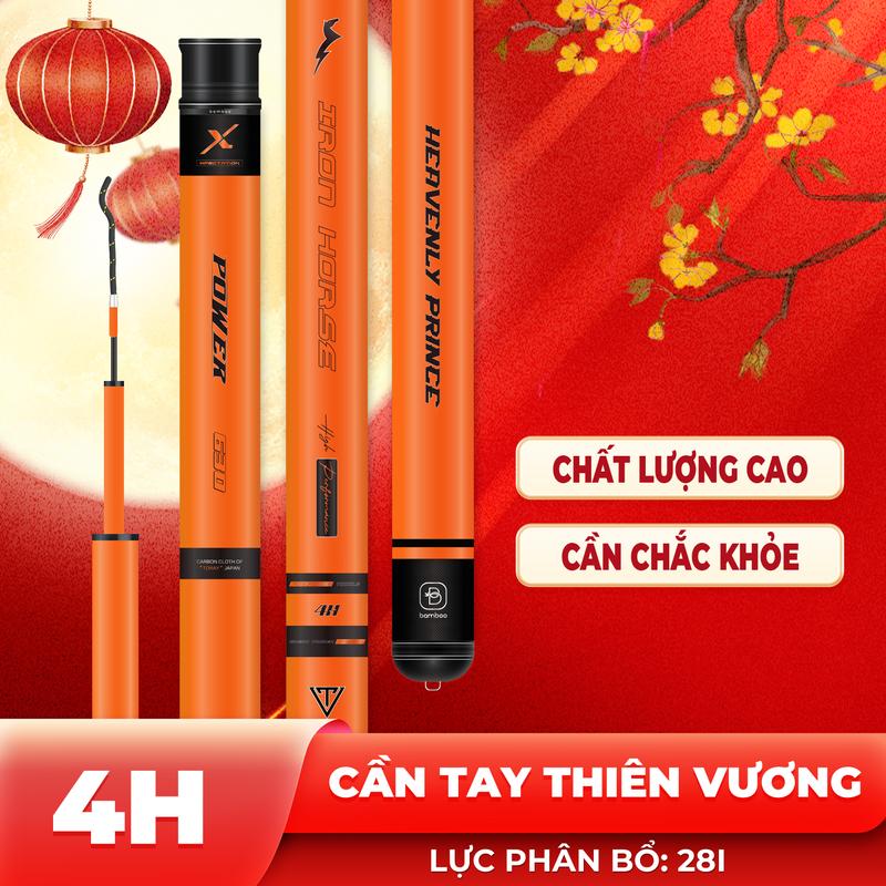 Cần Câu Tay Bamboo Thiên Vương 4H