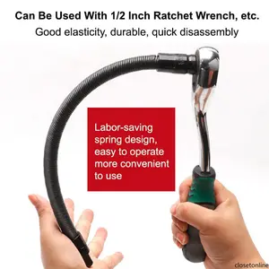 Kabel Ekstensi Fleksibel untuk Impact Wrench – Sambungan Rod & Soket, Tahan Lama, Multi Fungsi – Alat Tambahan untuk Bengkel & Perbaikan Mobil.pain