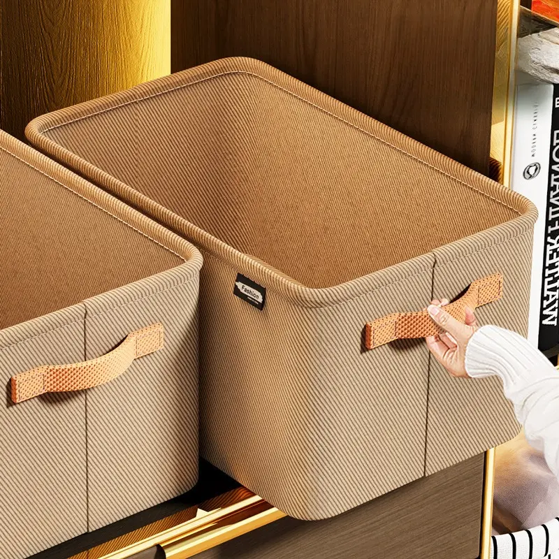 Storage Box Thickened Steel Frame Household Dormitory Essential Clothing Sundry Clothes Pants Storage Artifact