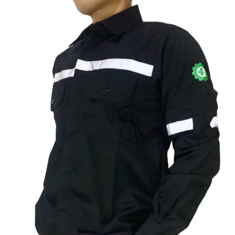 Kemeja Lapangan Baju Safety Lengan Panjang Wearpack Safety Baju Kerja Septi Werpak Atasan Seragam Lapangan Produk Original Mine Safety Apparel MSA PROMO 7