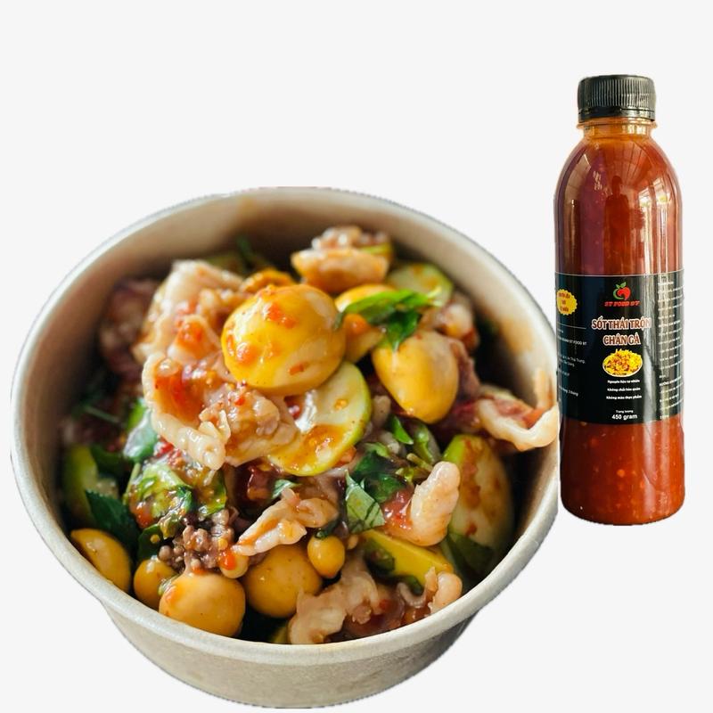 Sốt Thái Trộn Chân Gà tặng chai Muối Ớt Đỏ - ST FOOD 97 - Sốt Gia Vị Chua Nước Sốt sốt thái chân gà 5