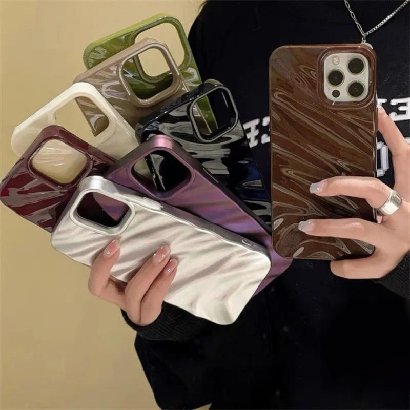 Luxury 3D silk wavy pattern phone case for iPhone 15 14 13 1 - TikTok ...