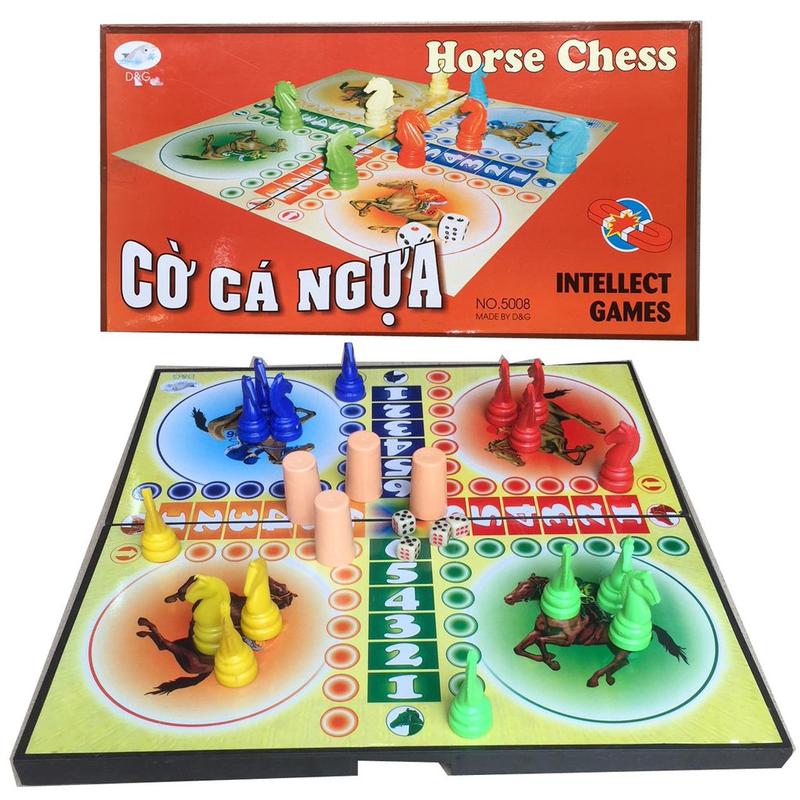 Product Introduction of Cờ Cá Ngựa Nam Châm Cỡ Lớn Hàng Cao Cấp 42X42cm Board Game 13