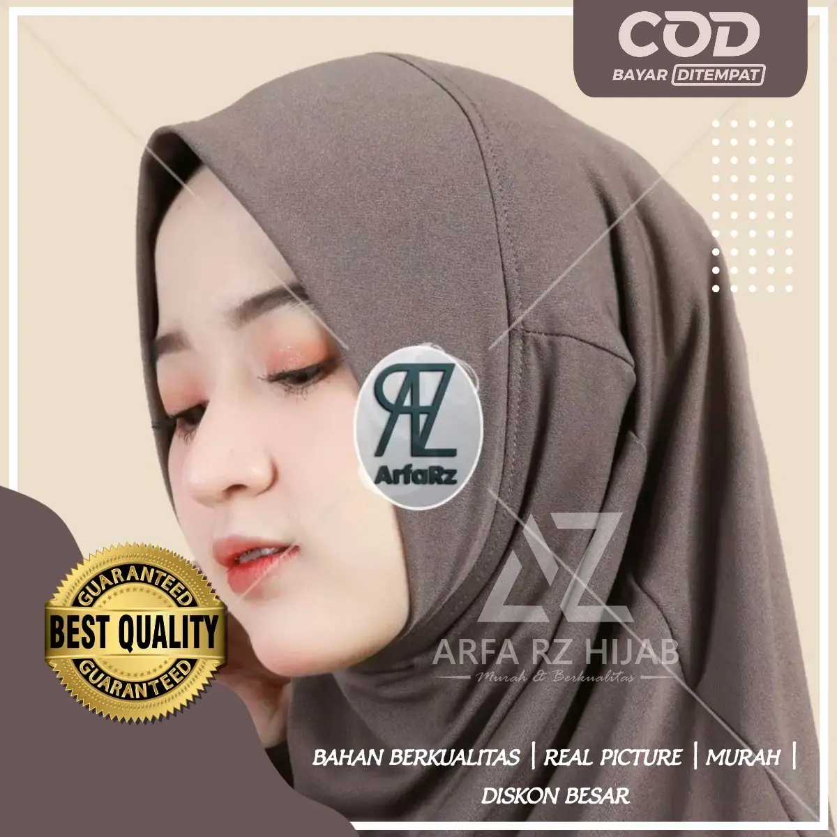 hijab anti tembem hijab instan jersi anti tembem hijab instan Kerudung Simple Nyaman Cantik