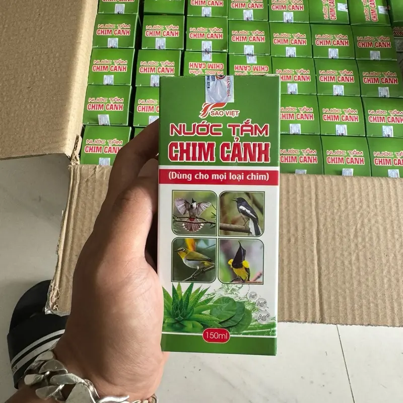 Nước Tắm Thảo Mộc, Nano Bạc dùng cho chim cảnh thương hiệu Sao Việt 3