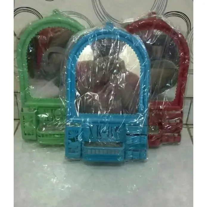 Rak sabun kamar mandi+ kaca Oval / Segi