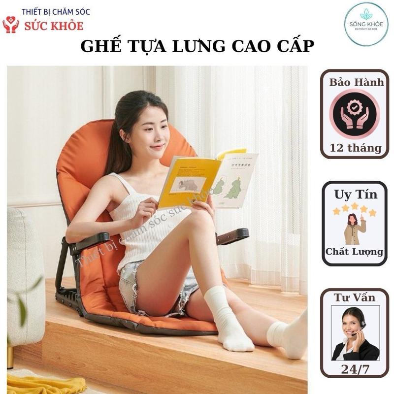 Bục Tựa Lưng , Ghế Tựa Lưng Cao Cấp Có 7 Cấp Độ Điều Chỉnh , Ngồi Thoải Mái ,Thư Giãn . 1