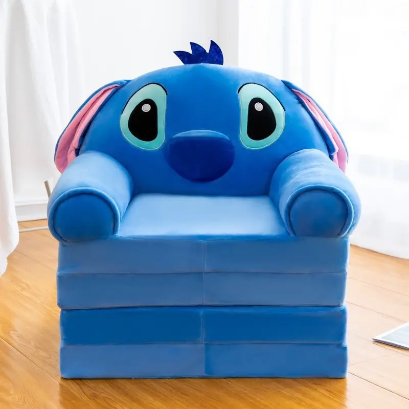 ￼Ghế Sofa Giường 4 tầng - Ghế Lười Hình Thú Cho Bé (Hàng loại 1) mẫu mới Voi 2