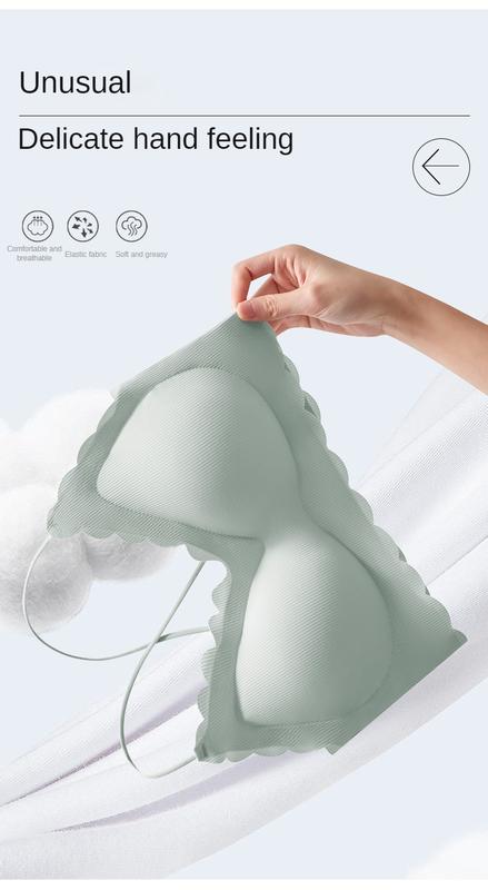 Product Introduction of Girls Korean version of sports back underwear, non-scar steel ring, bra-binding comfort chest small vest anti-sagging 1