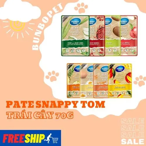 Pate Snappy Tom Topping Trái Cây Gói 70g - Pate Cho Mèo Xuất Xứ Thái Lan