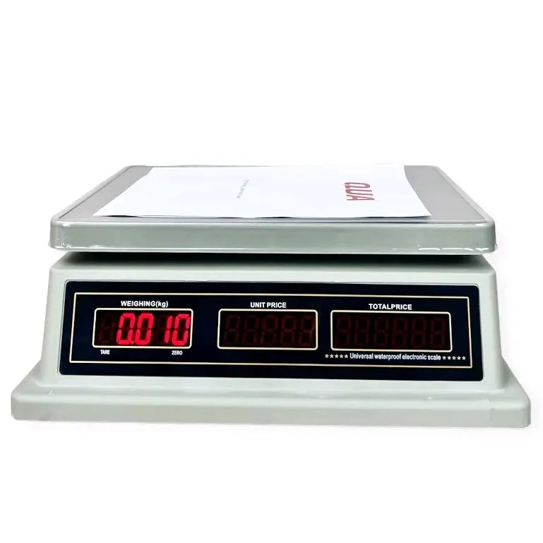 Cân điện tử tính tiền 2 mặt qua 832 30kg & 40kg chống nước cao cấp BH 1 năm 4