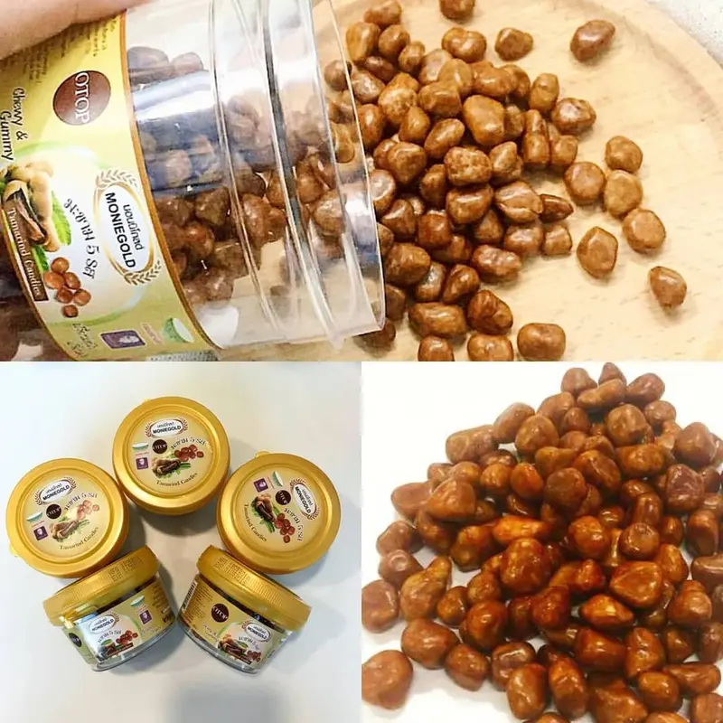 Kẹo me sỏi Thái Lan hộp 130g Ăn Vặt cực ngon 6