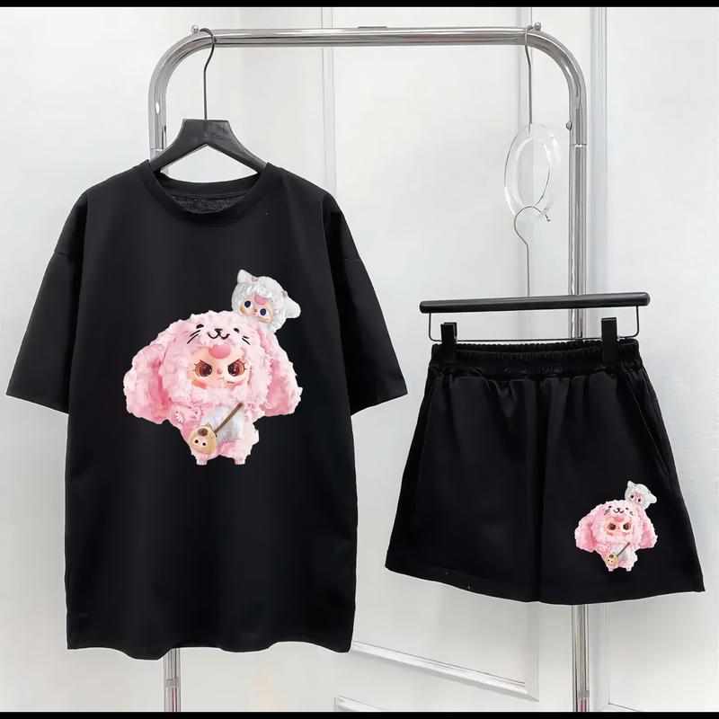 Product Introduction of Sét Bộ Đùi nữ In Hình 5Đ baby Thery from Rộng Dáng Xuông Co Dãn 4 Chiều Giặt Tay Quay Máy Thoải Mái - Áo Nữ - Women 1
