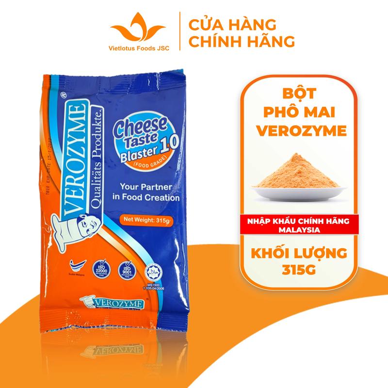 Bột phô mai lắc Verozyme Malaysia Túi 315G - Phô mai lắc khoai tây, lắc bắp rang bơ chuẩn rạp phim