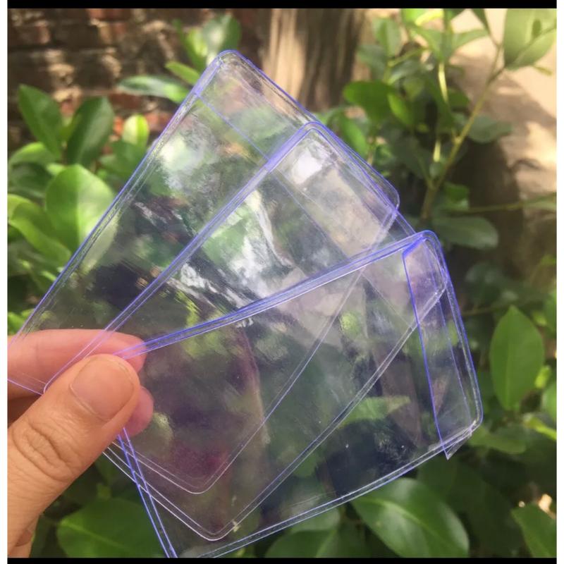 Combo 1-50 Vỏ Bọc chống xước chip CCCD - ATM,Thẻ học sinh sinh viên,bằng lái xe,Vỏ bọc cccd trong suốt có nắp bảo vệ thẻ 1
