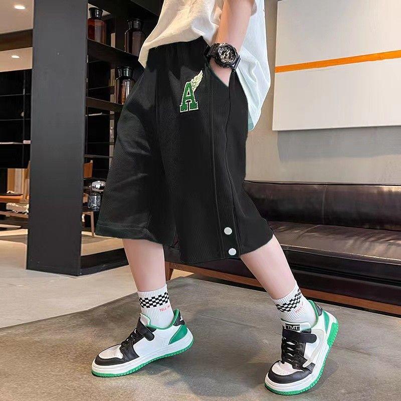 Product Introduction of Boys Shorts For Summer Hot Teen Shorts For Summer Medium And Large Children's Loose Five-point Pants Comfortable Sports 17