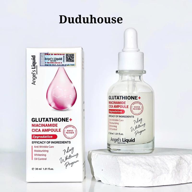 Huyết Thanh Trắng Da Angel’s Liquid Glutathion Niacinamide 7Day Whitening Program 700V Ample