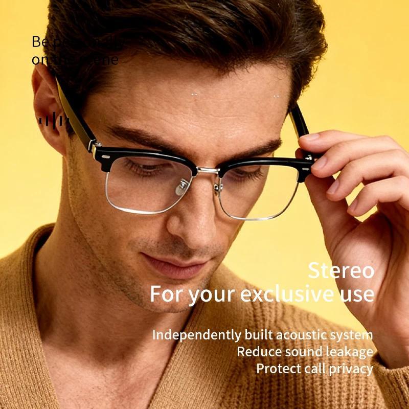 Smart Glasses Headset Wireless Bluetooth 5.0 Sunglasses Outdoor Sport Earphone Calling Music Eyeglasses App  Translator AI - Image 5