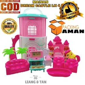 ( BISA COD ) PROMO LH4 MAINAN ANAK DREAM CASTLE LH 4 EDUKASI RUMAH RUMAHAN ISTANA MEGAH LUCU / MAINAN ANAK LAKI LAKI / MAINAN ANAK PEREMPUAN SNI MURAH