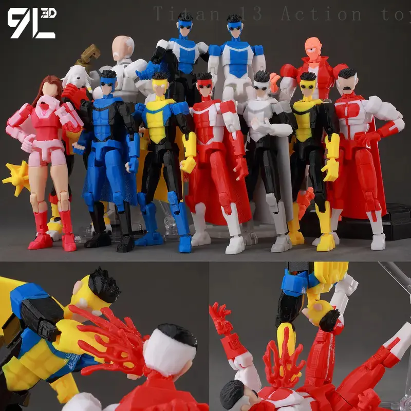 Lucky 13 Titan 13 T13 Action figure Lucky13 dummy13 (Invincible