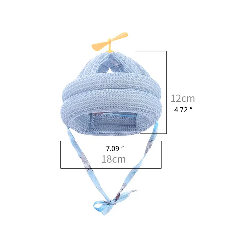 BOWA-Mũ Chống Va Chạm Cho Trẻ Mới Biết Đi, Có Thể Điều Chỉnh, Thoáng Khí, Chống Sốc, Cho Đầu Kem Voi 3