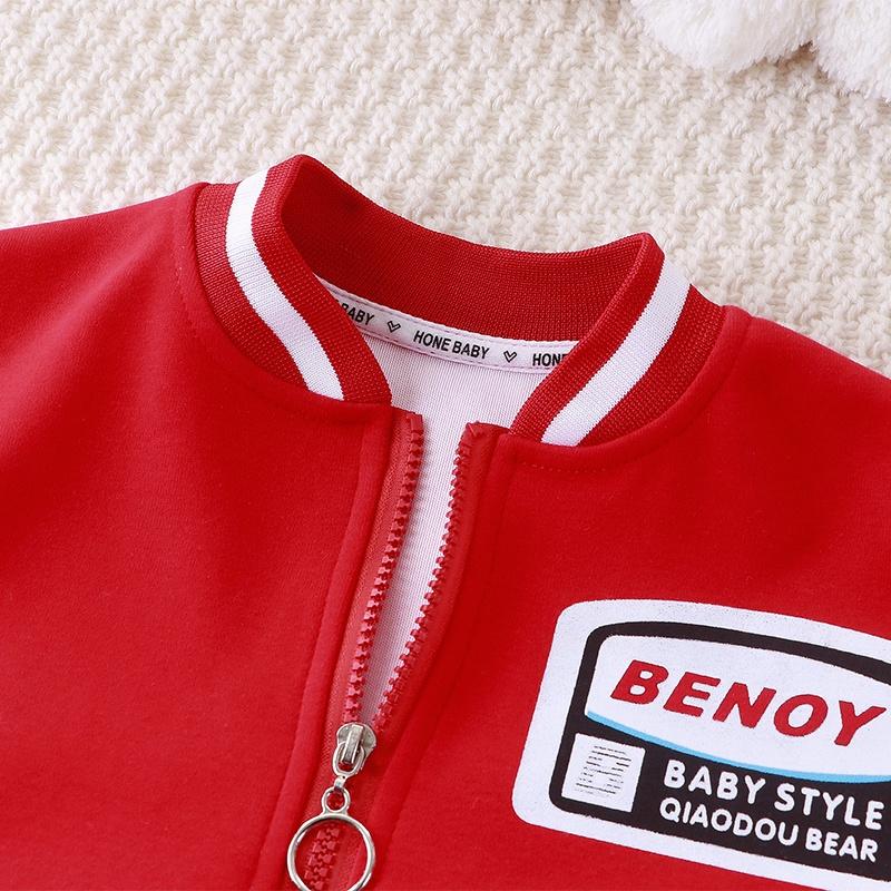Product Introduction of LJMOFA KIDS Bomber Jacket For Boys 2-10 Years Flight Jacket Bomber Coat Full Up Cartoon Zippered 6