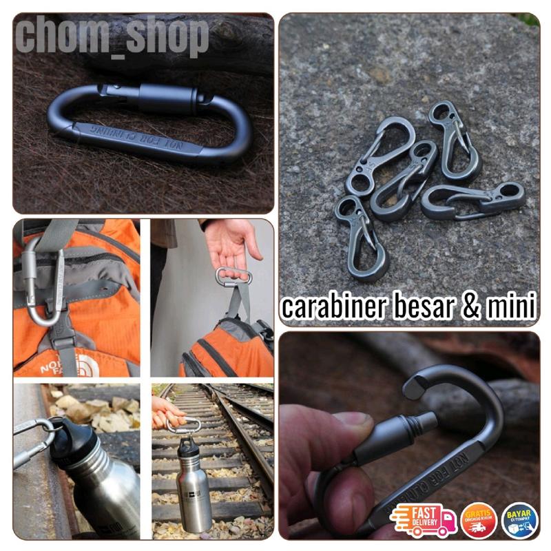 kew-kew/pengait/cantolan/carabiner mini/pengait stainless steel - Shop ...
