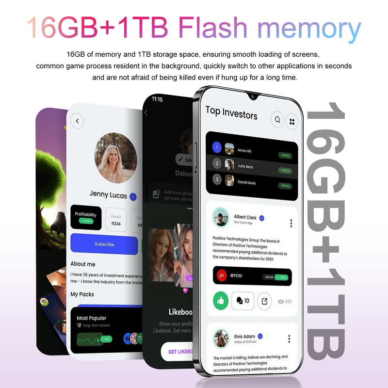 [ Sản phẩm mới năm 2025 ] Mới đến HOT 40 PRO Ultra 7.5 inch toàn màn hình ORI 16GB + 1TB 8000mAh Sạc nhanh Android14.0 72MP + 108MP Face ID 4G / 5G Thẻ kép WIFI SIM có thể trả góp COD 4