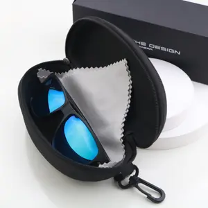 Kotak Kacamata HardCase Box Resleting Kacamata/Dompet Sunglasses EVA Glasses/Waterproof Premium Anti Bentur