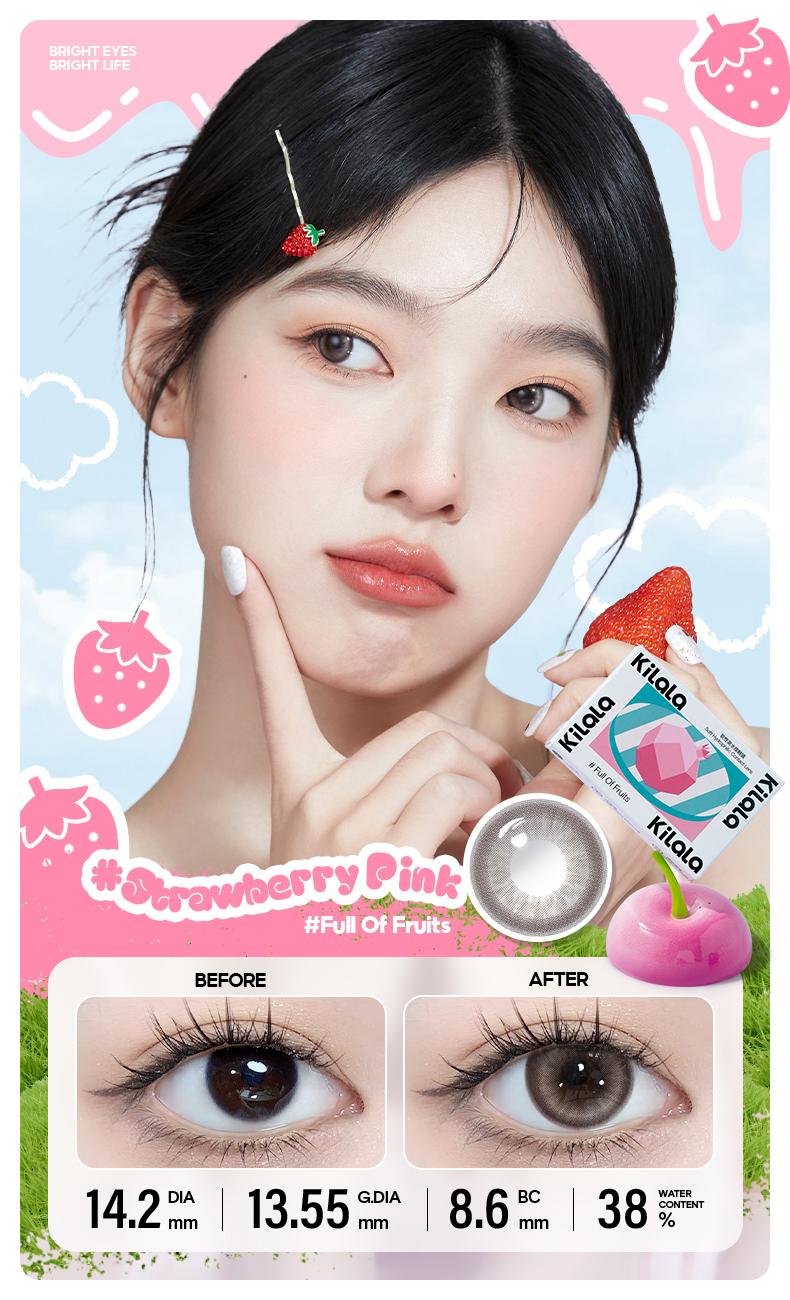 Product Introduction of Kính áp tròng Kilala lens 6 tháng màu Nâu Đen Xám Lam DIA 14.2mm độ cận 0-5 lens giãn vừa không kén người đeo lên ảnh siêu đẹp tràn đầy khí chất 7